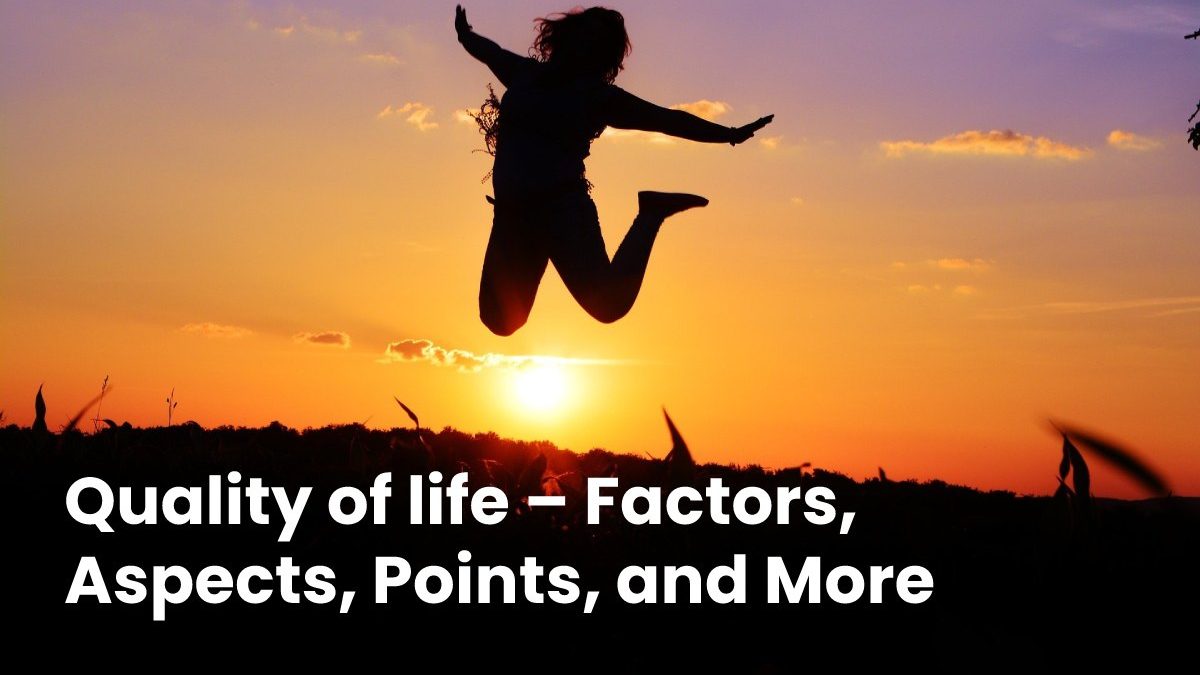 Quality of life – Factors, Aspects, Points, and More