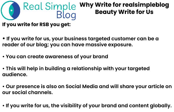 why write for us realsimpleblog